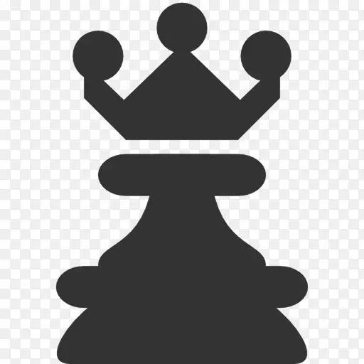 棋子皇后骑士图标-国际象棋