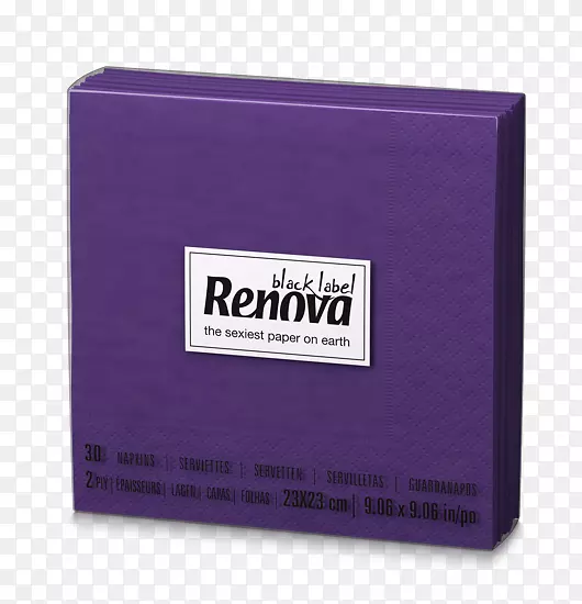 布餐巾纸红紫色鸡尾酒-紫色