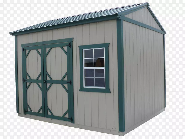棚窗金属屋顶建筑-花园棚