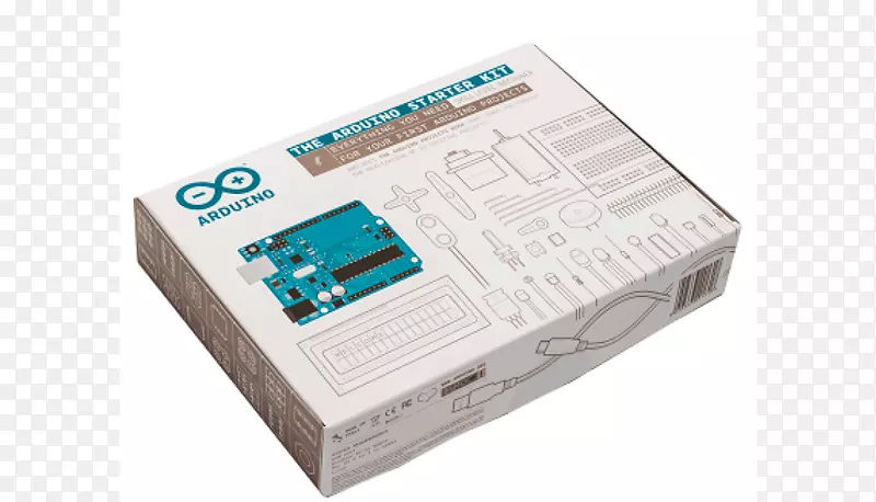 Arduino uno电子微控制器raspberry pi-arduino初学者工具包