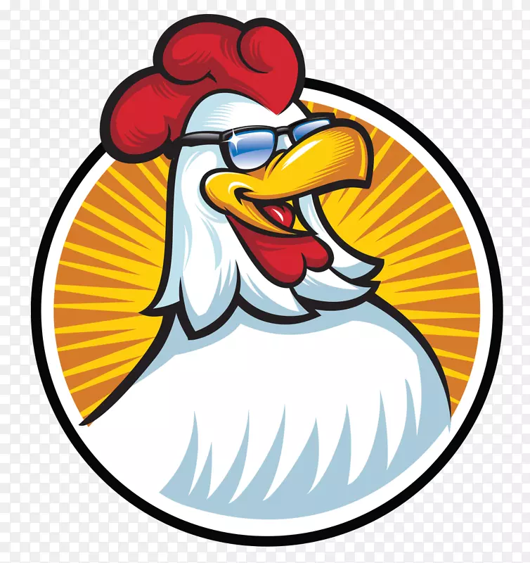 炸鸡作为食物吸引水牛翼鸡