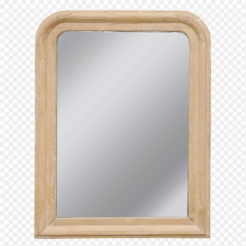 镜子长方形19世纪/m/083 vt Louis Philippe风格-镜子