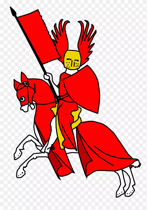 马内塞法典-中世纪骑士-骑士