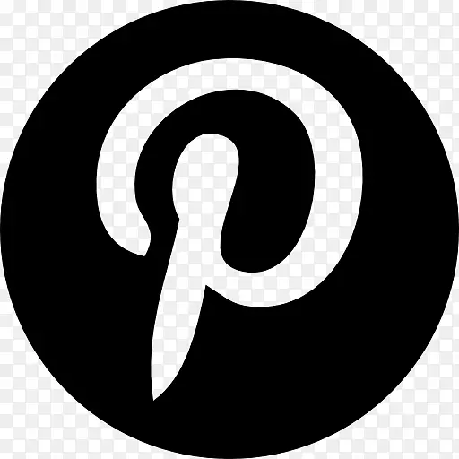 电脑图标社交媒体Pinterest符号标志-社交媒体
