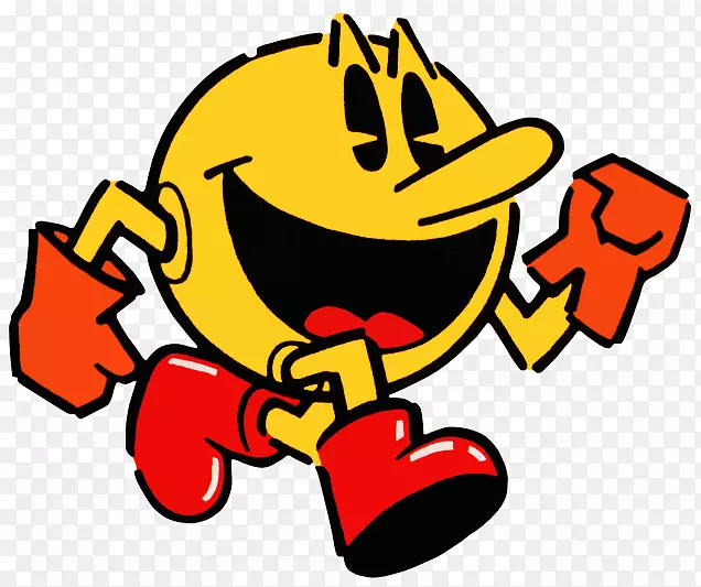 小。PAC-man世界PAC-土地婴儿PAC-man-Namco Pacman