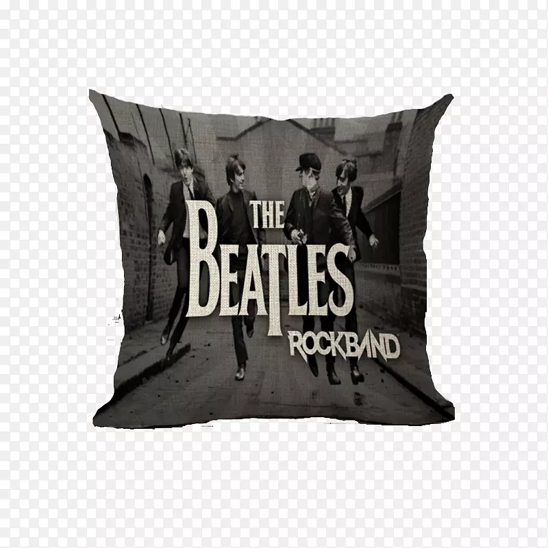 披头士乐队：摇滚乐队投掷枕头垫