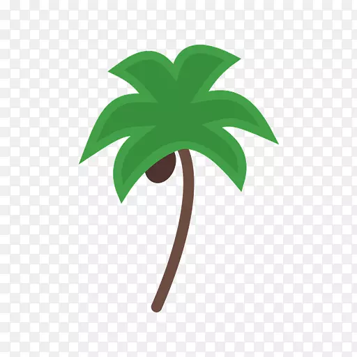 椰子树食品剪贴画-椰子