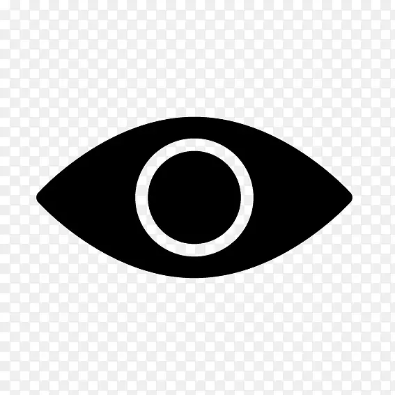 眼睛符号虹膜计算机图标.眼睛