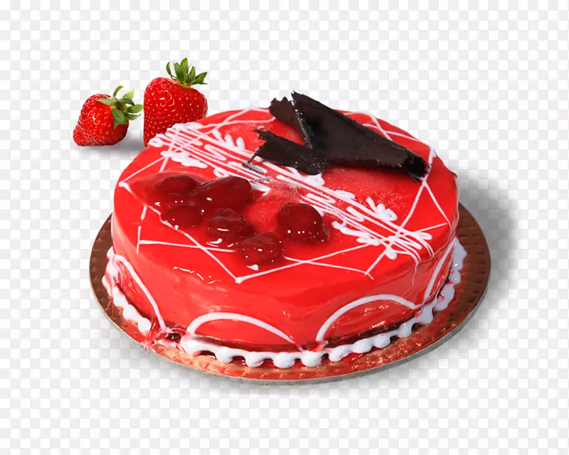 草莓奶油蛋糕巧克力蛋糕芝士蛋糕摩丝-草莓