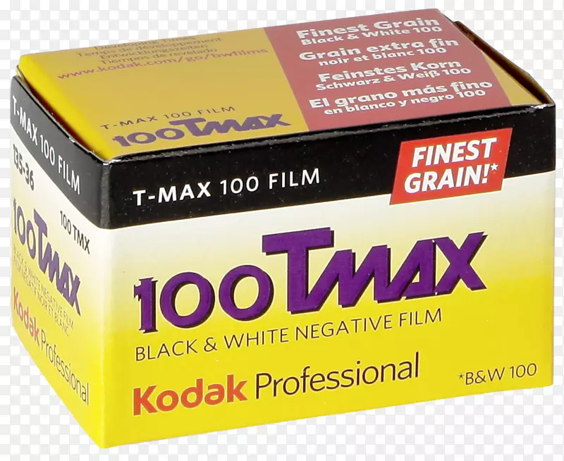 照相胶片柯达t-max 35 mm底片黑色和白色柯达黑色