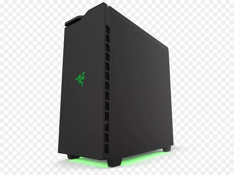 电脑机箱及外壳电源装置nzxt电脑箱h 440特别版黑绿色，eu atx-Computer