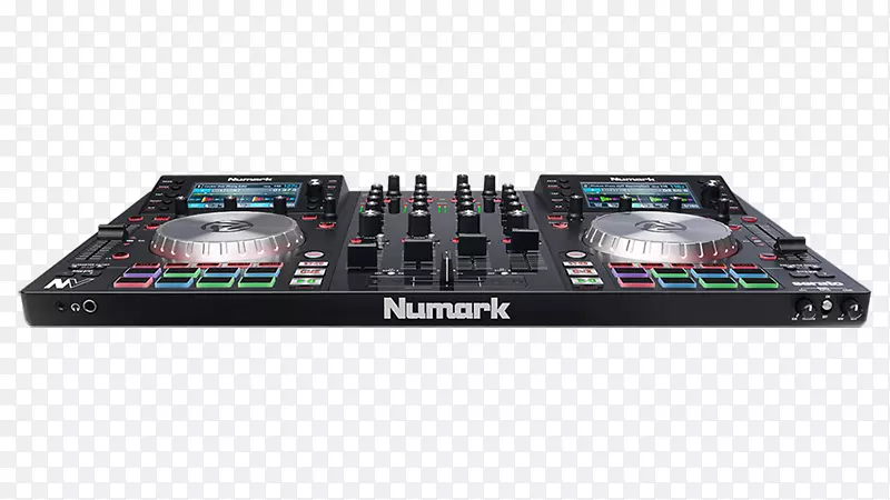 圆盘骑师DJ控制器Numark工业Numark混音轨道3 Numark混合甲板快车