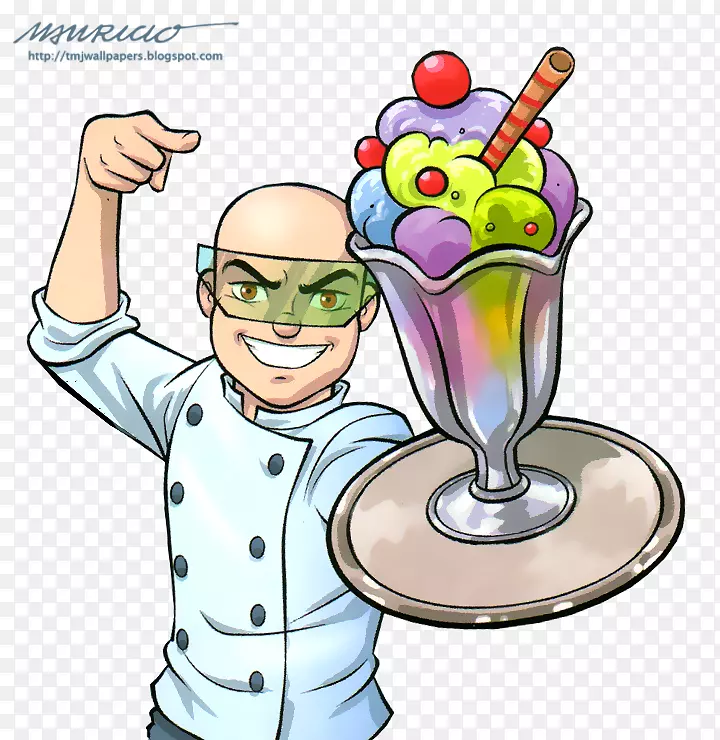 冰淇淋圆锥形人体行为剪贴画-科津涅罗