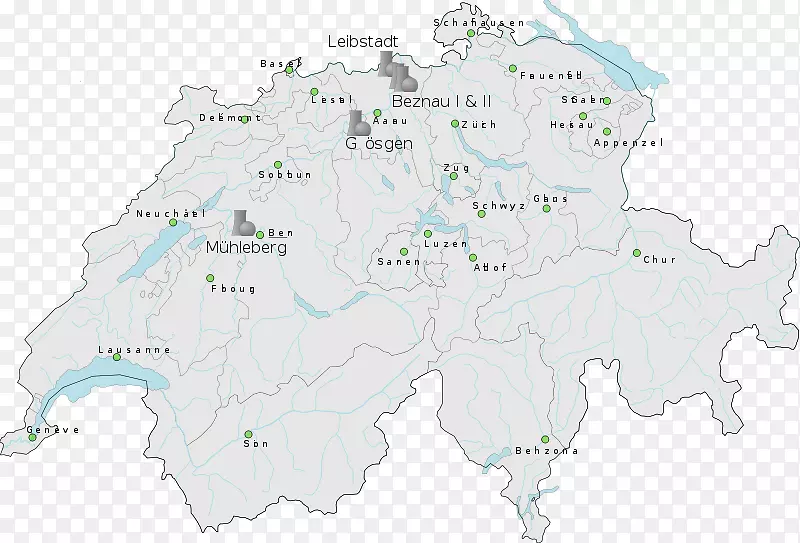 瑞士核电站图
