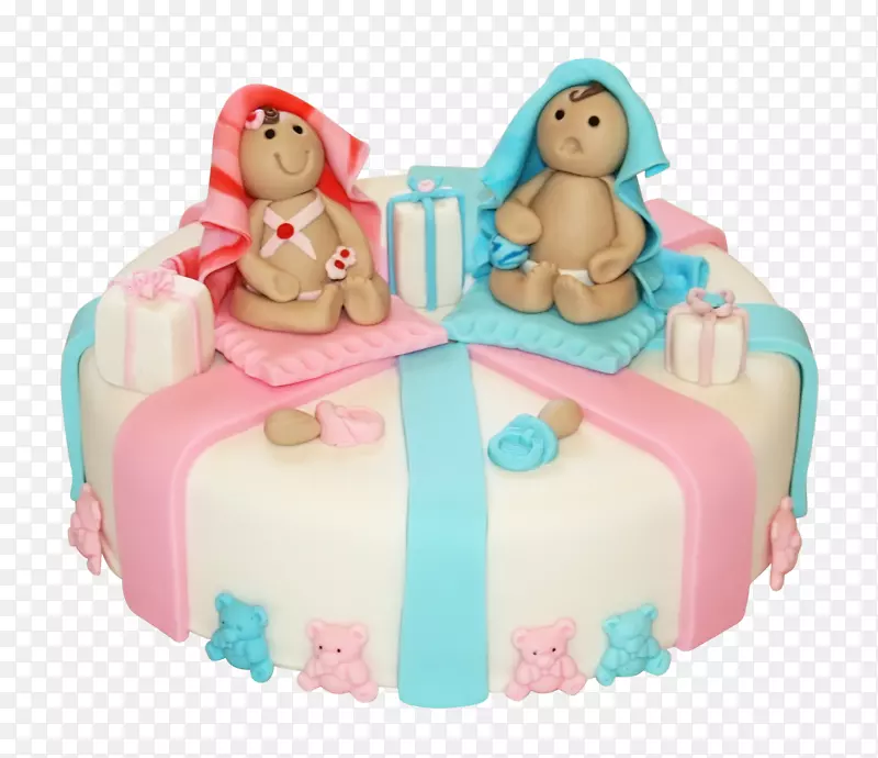 托尔特生日蛋糕装饰洗礼蛋糕婴儿淋浴-婴儿性别透露
