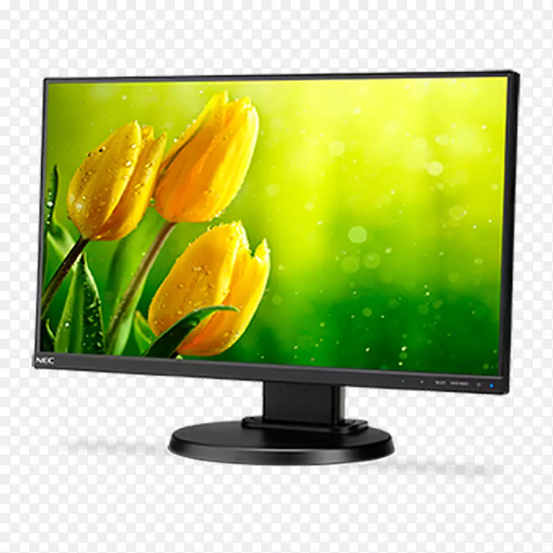 电脑显示器led.背光lcd ips面板.液晶显示器nec MultiSync e221n 21.5“全高清ips计算机监视器