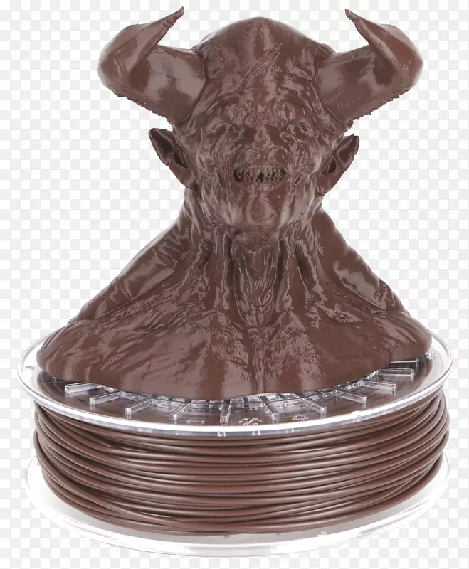 棕色聚乳酸3D印花长丝巧克力色