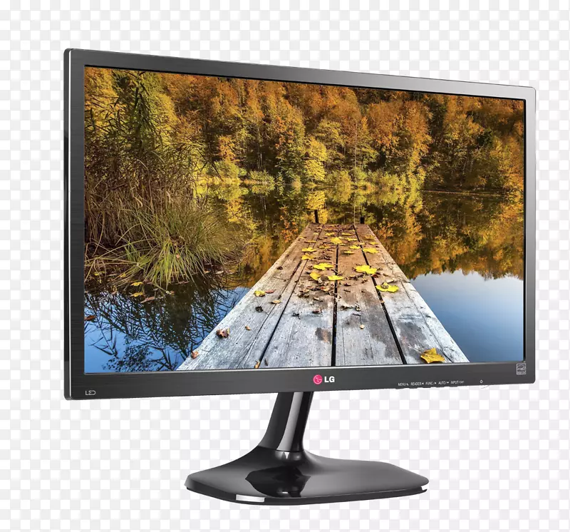 电脑显示器ips面板1080 p数码视觉介面lg公司