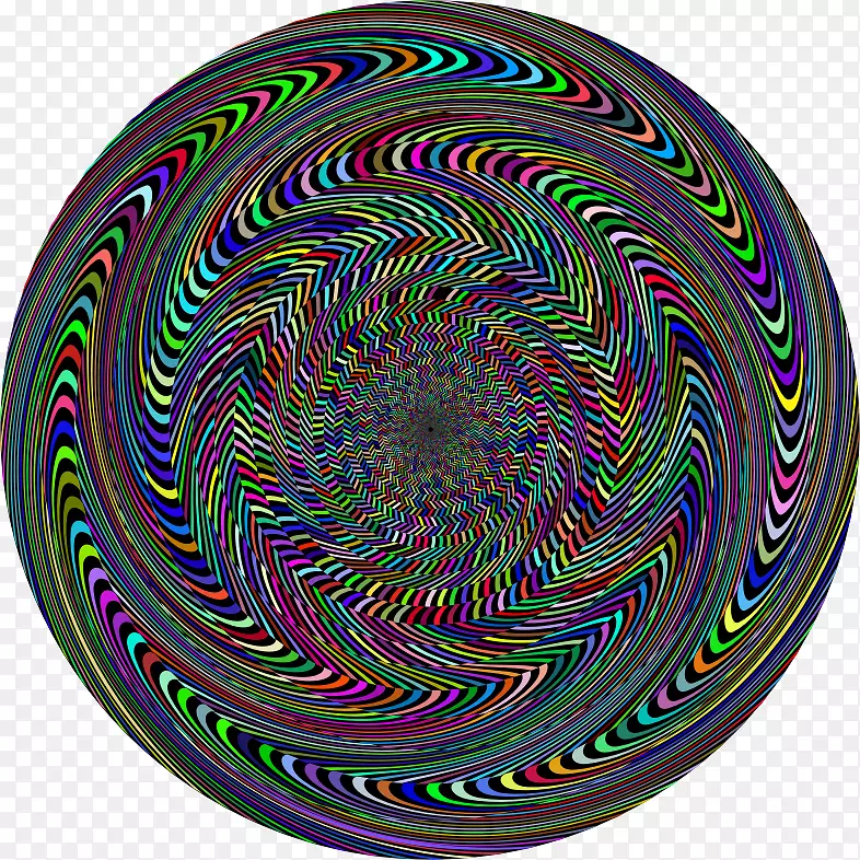 RGB彩色模型螺旋计算机图标旋风分离器