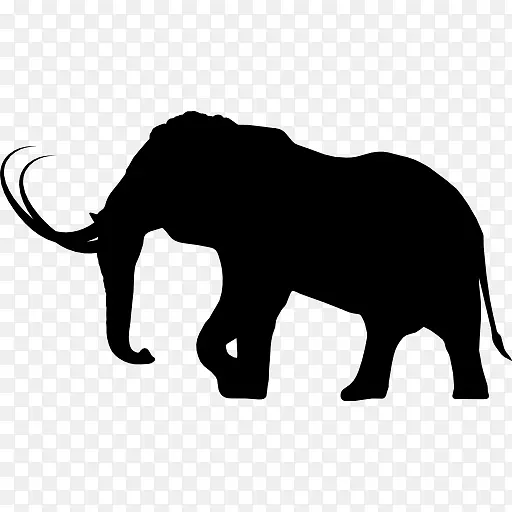 大象电脑图标非洲象亚洲象