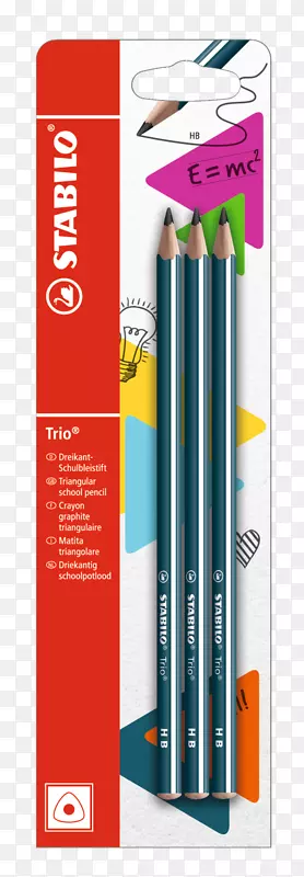 铅笔Schwan公司-Schwanh u er GmbH&Co.Kg稳定三合一10 er卡特内托橡皮擦-铅笔