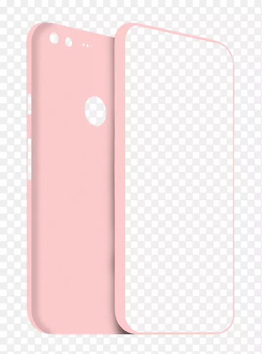 粉红色m手机配件.设计