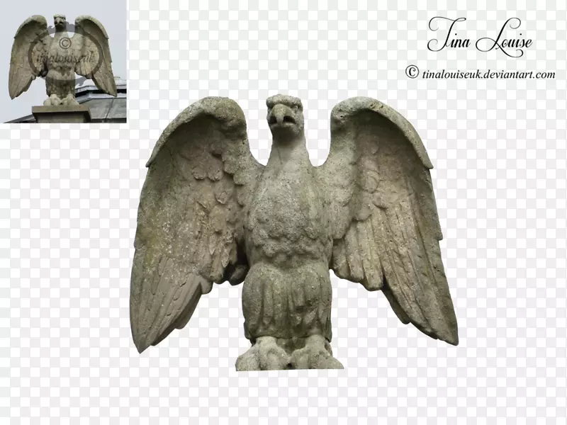 鹰动物喙鹰雕像