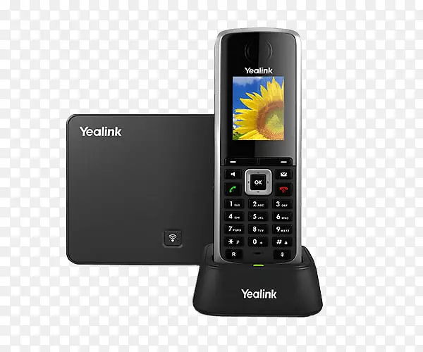 数字增强型无绳通信yalink SIP-w52p voip电话yalink w52h无绳电话-telefon