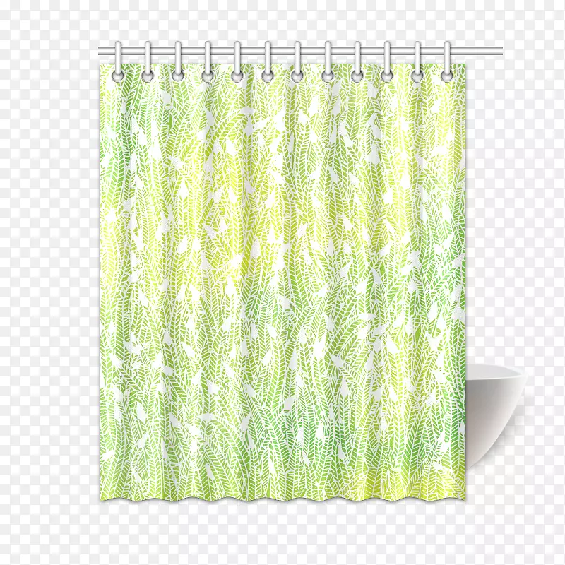 窗帘-绿色窗帘