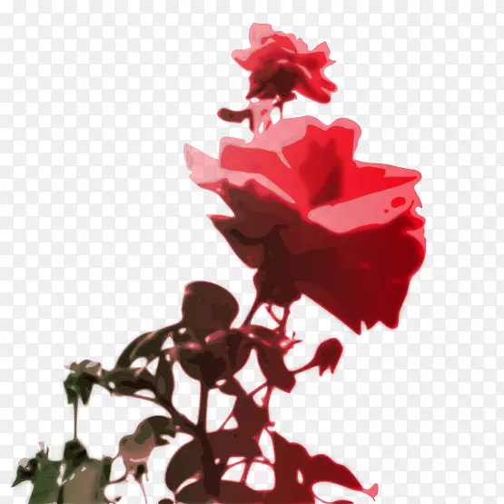 玫瑰花电脑图标剪贴画-玫瑰
