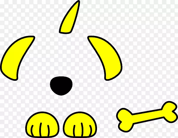 拉布拉多猎犬黄金猎犬画剪贴画-黄色狗