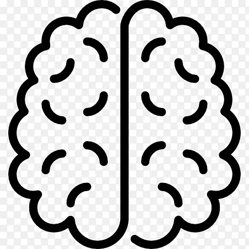 大脑计算机图标神经系统的发展-大脑