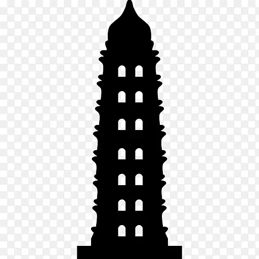 虎山塔计算机图标纪念碑-英国大本钟