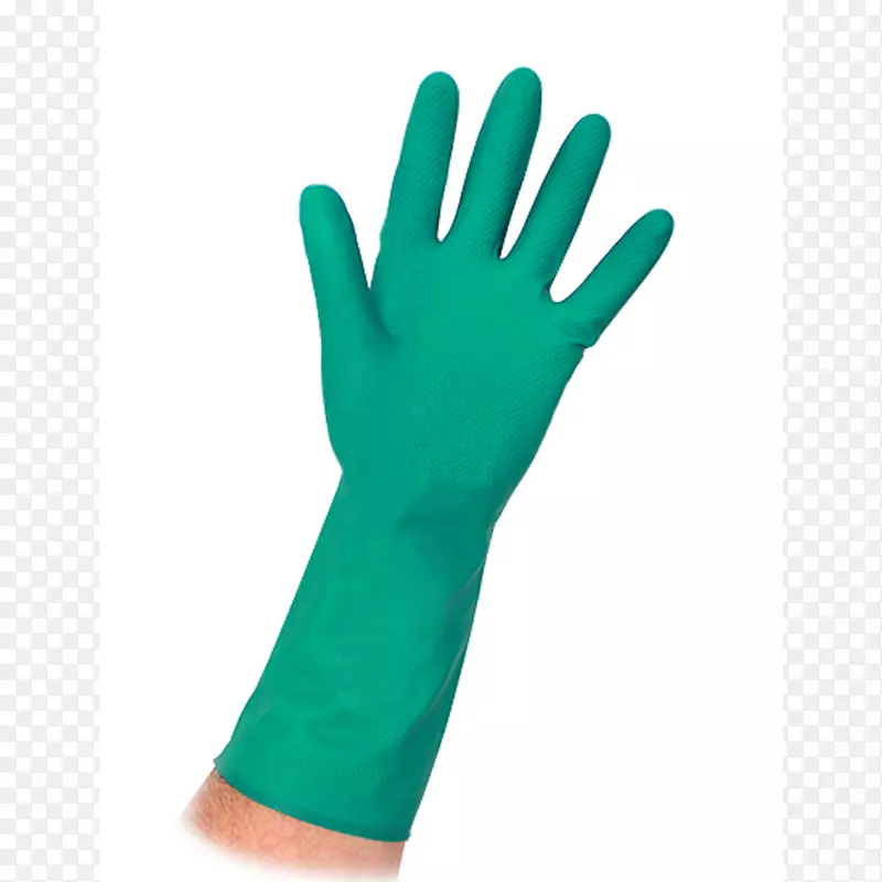 手指医用手套绿松石.医用手套