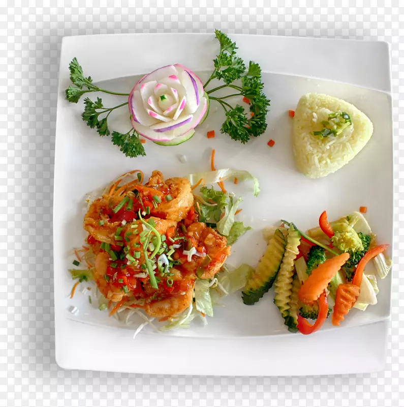 开胃菜亚洲菜素菜泰国菜食谱-菜单