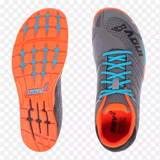 英诺夫-8鞋折扣和津贴迦太基红男子篮球英国-蓝色和橙色