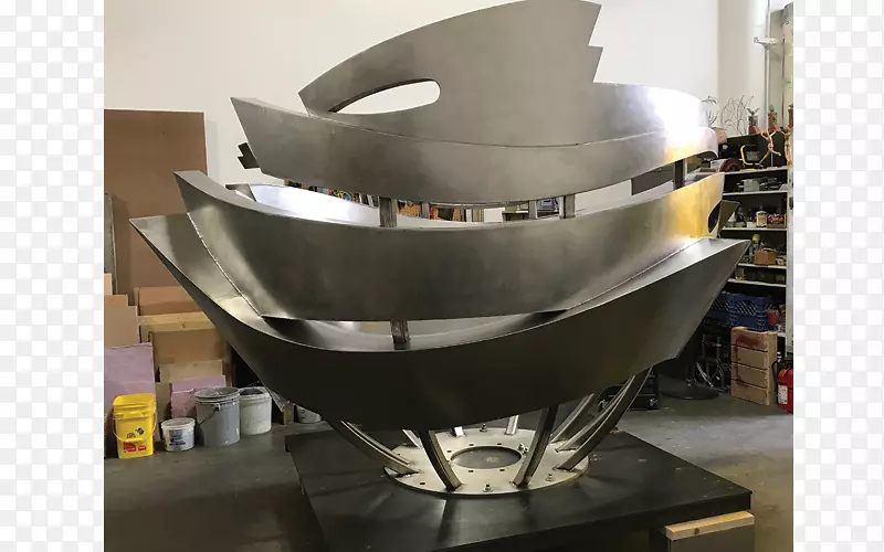 城市艺术雕塑不锈钢作品-清洁城市
