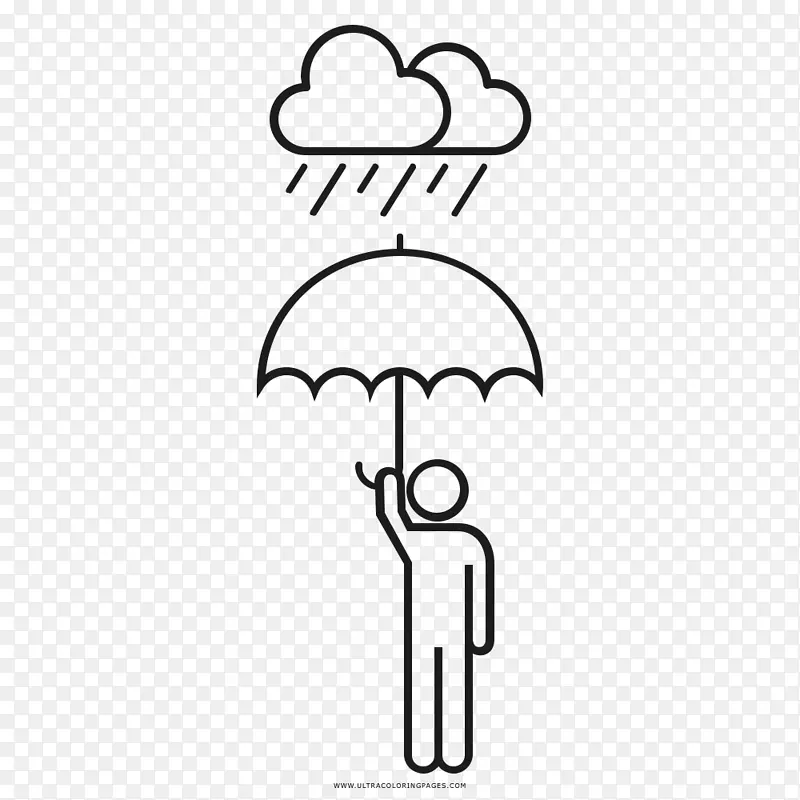 黑白画册，雨伞，双伞