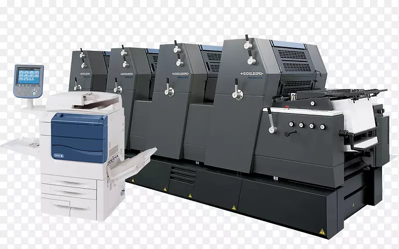 胶印印刷机广告.打印机