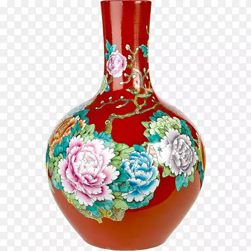 花瓶花盆玻璃绿色花瓶