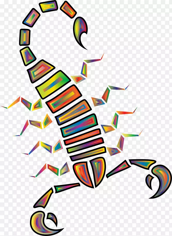 蝎子刺艺术-蝎子