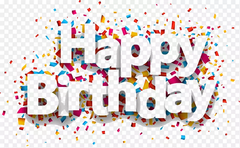 生日彩纸纸夹艺术-生日