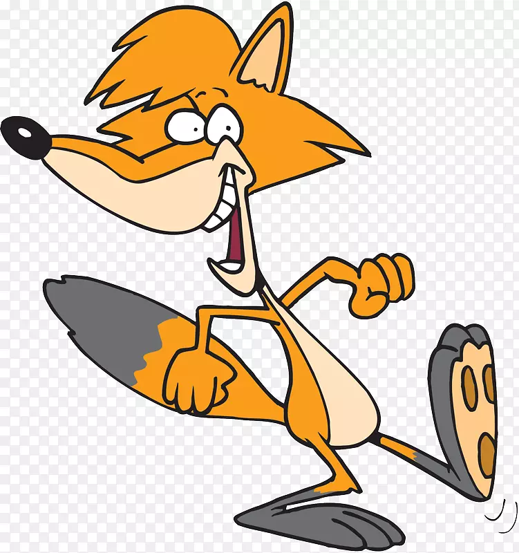 狐狸卡通画夹艺术-狐狸