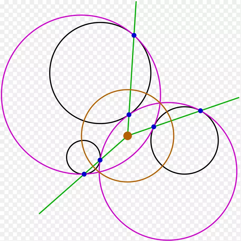 阿波罗尼乌斯圆逆几何切圆问题