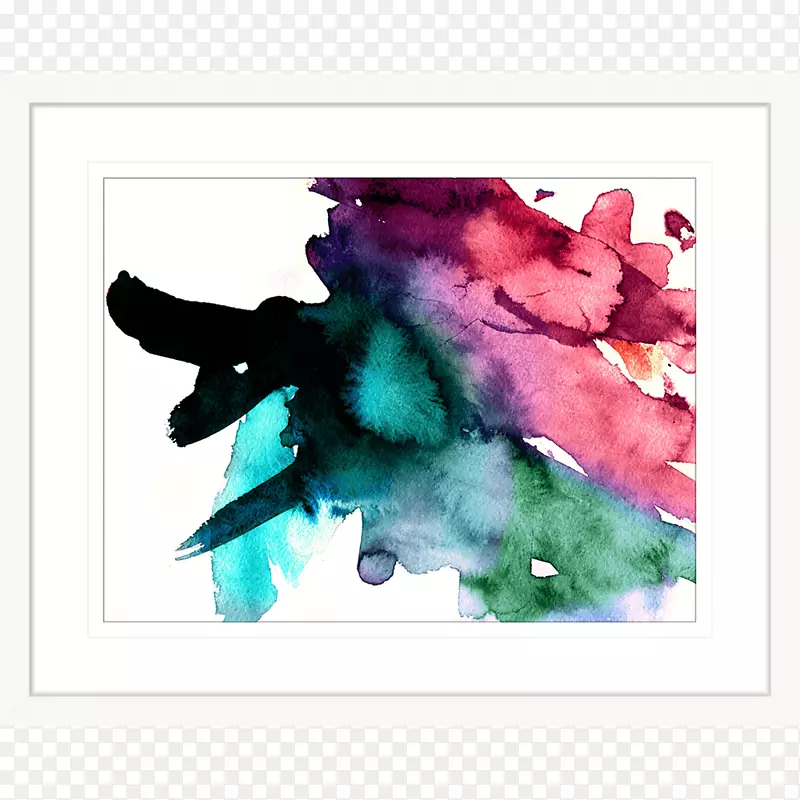 水彩花卉水彩画艺术作品