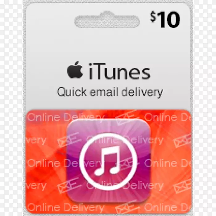礼品卡iTunes商店苹果礼品