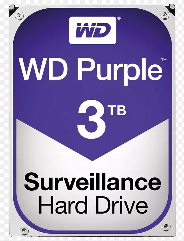 wd紫色sata hdd硬盘驱动器西部数字兆字节固态驱动器