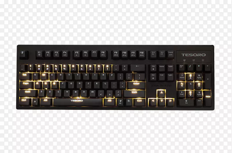 电脑键盘Tesoro excalbur g7nl背光机械游戏键盘w开关游戏键盘Tesoro Excalbur谱Tesoro游戏鼠标ts-h2l