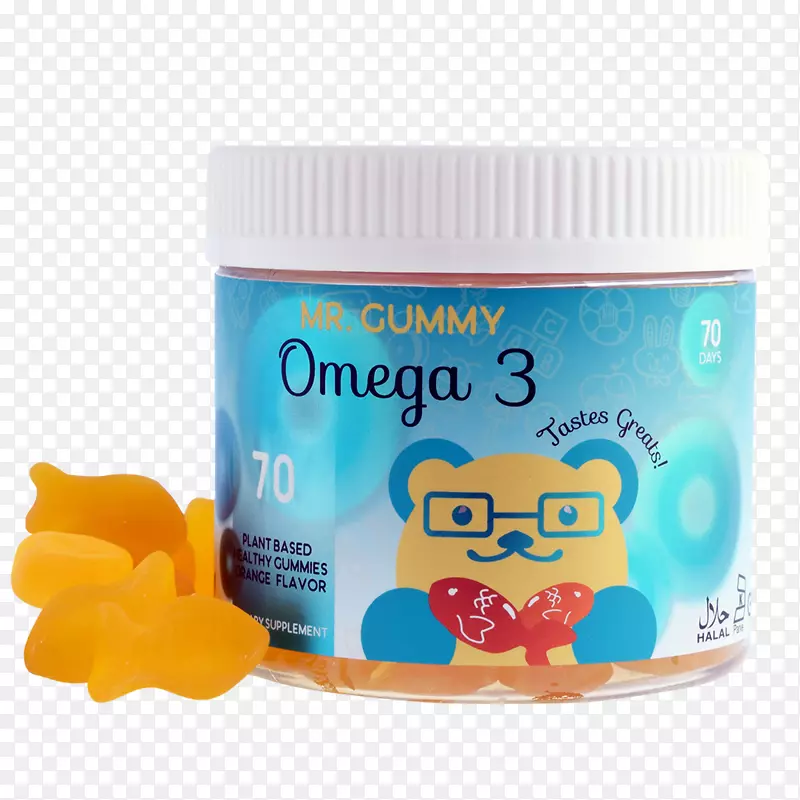 Gummi糖果，MR维生素，膳食补充剂，复合维生素-omega 3