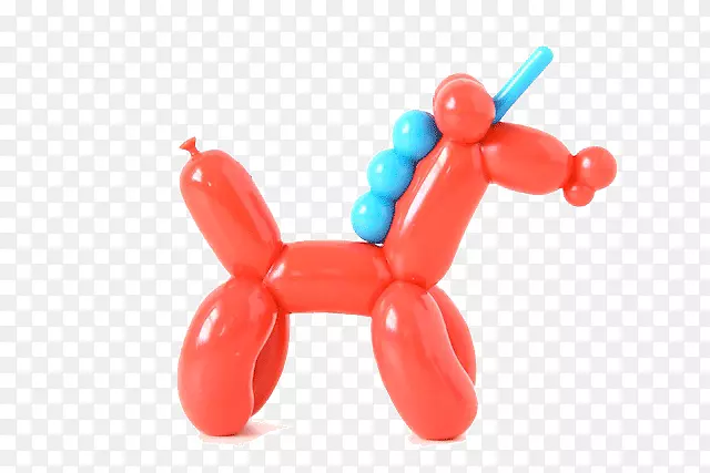 气球造型犬独角兽生日-气球